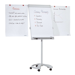 Franken Flipchart-Tafel Deluxe Mobil, 57,5 x 62,5 cm, 10 kg, 67 x 95 cm