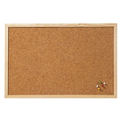 Franken Korktafel Memoboard, 60 x 80 cm, braun