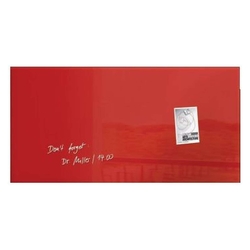 Sigel® Glas-Magnetboard artverum®, rot, 91 x 46 cm