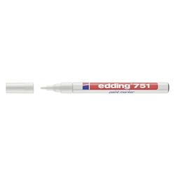 Edding 751 Glanzlack-Marker creative - 1 - 2 mm, weiß