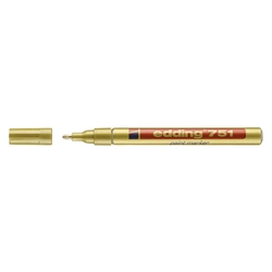 Edding 751 Glanzlack-Marker creative - 1 - 2 mm, gold