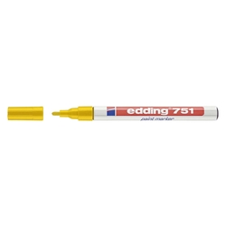 Edding 751 Glanzlack-Marker creative - 1 - 2 mm, gelb