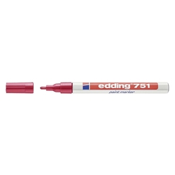 Edding 751 Glanzlack-Marker creative - 1 - 2 mm, rot