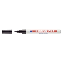 Edding 751 Glanzlack-Marker creative - 1 - 2 mm, schwarz