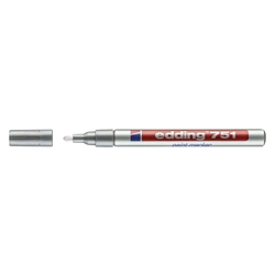 Edding 751 Glanzlack-Marker creative - 1 - 2 mm, silber