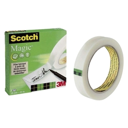 Scotch® Klebeband Magic 810, Zellulose Acetat, unsichtbar, beschriftbar, 66 m x 19 mm