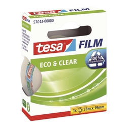 Tesa® Eco & Clear - unsichtbar, Bandgröße (L x B): 33 m x 19 mm