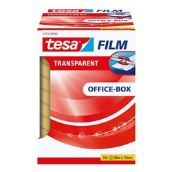 Tesa® Klebefilm Office Box - transparent 10 St., Bandgröße (L x B): 66 m x 15 mm