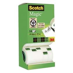 Scotch® Klebeband Magic (TM) 810, beschriftbar, 33mx19mm, 14 Rollen