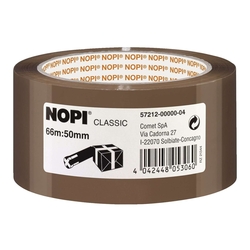 Nopi Verpackungsklebeband Classic, 50 mm x 66 m, braun