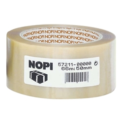 Nopi Verpackungsklebeband Classic, 50 mm x 66 m, transparent