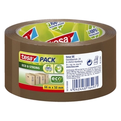 Tesa® Verpackungsklebeband tesapack® Eco & Strong, 66 m x 50 mm, braun