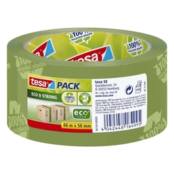 Tesa® Verpackungsklebeband tesapack® Eco & Strong, PP, 66 m x 50 mm, grün