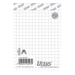 Ursus Basic Notizblock A7 48 Blatt 60g/qm 5mm kariert