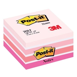 Post-it® Haftnotiz-Würfel - 76 x 76 mm, pastellpink