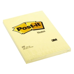 Post-it® Haftnotizen - kanariengelb - 102 x 152 mm