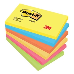 Post-it® Haftnotizen Active Collection - 127 x 76 mm, 6 Blöcken