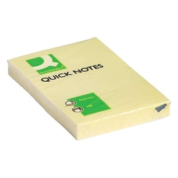 Q-Connect Haftnotizen - gelb - 51 x 76 mm