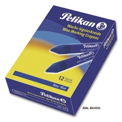 Pelikan Wachs-Signierkreide 772/12, blau