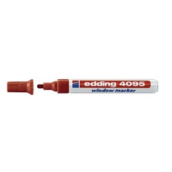 Edding 4095 Windowmarker -  2 - 3 mm, rot