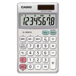 Casio® Öko-Taschenrechner SL-305 ECO