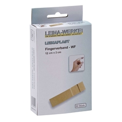 Leina-Werke Fingerverband - 12 cm x 2 cm wasserfest 50 Stück