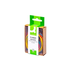 Gummiringe Q-Connect DM + farbig sortiert 15g