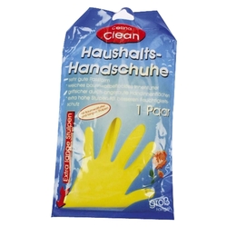 Clean Latex Gummihandschuhe - Größe L, Pack mit 1 Paar, farbig sortiert