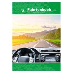 RNK Verlag Fahrtenbücher für PKW. Schema über 2 Seiten. - A5, 32, Buch