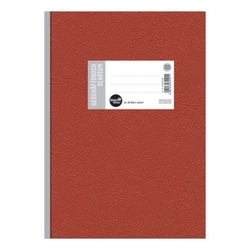 Geschäftsbuch - A4, 96 Blatt, 70g/qm, 5 mm kariert, rot