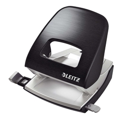 Leitz 5006 Bürolocher NeXXt Style, Metall, 30 Blatt, satin schwarz