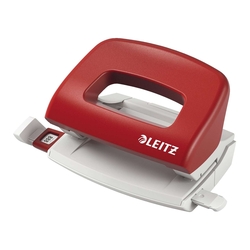 Leitz 5058 Locher Klein NeXXt, 10 Blatt, rot