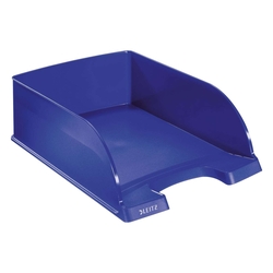 Leitz 5233 Briefkorb Jumbo Plus, A4, extra hoch, Polystrol, blau