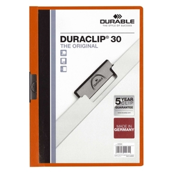 Durable Klemm-Mappe DURACLIP® 30, DIN A4,orange