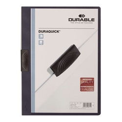 Durable Klemm-MappeKlemm-Mappe DURAQUICK®, DIN A4, DIN A4, dunkelblau