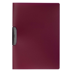 Durable Klemm-Mappe DURASWING® - A4, aubergine/graphit