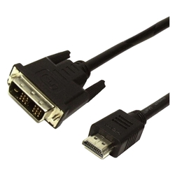 MediaRange HDMI-Kabel >DVI 2m schwarz