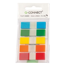 Q-Connect Index Mini - 12,5 x 43 mm, 5 x 20 Streifen