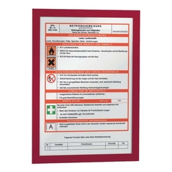 Durable Magnetrahmen DURAFRAME® A4, 322 x 236 mm, rot