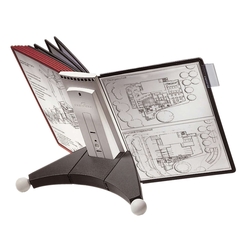 Durable Sichttafelsystem SHERPA® TABLE - 10 Tafeln, anthrazit/grau