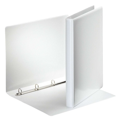 Esselte Ringbuch Präsentation, mit Taschen, A4, PP, 4 Ringe, 16 mm, weiß