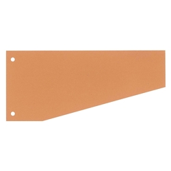 WEKRE Trennstreifen Trapez - 190 g/qm Karton, orange, 100 Stück