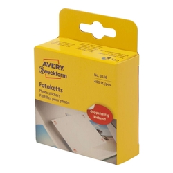 Avery Zweckform® 3516 Home Fotoketts - 12 x 12 mm, permanent, Spender 1 Rolle mit 400 Etiketten