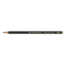 Faber-Castell Bleistift CASTELL® 9000 - 5B, dunkelgrün