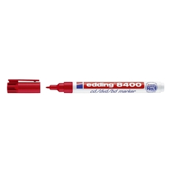 Edding 8400 CD-Marker - permanent, ca. 0,5 - 1 mm, rot