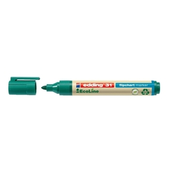 Edding 31 Flipchartmarker EcoLine - nachfüllbar, 1,5 - 3 mm, grün