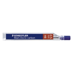 Staedtler® Feinmine Mars® micro carbon 250 - 0,5 mm, B, schwarz, 12 Minen