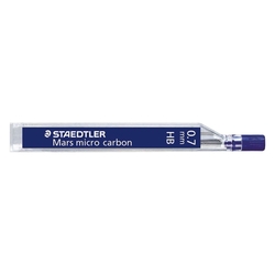 Staedtler® Feinmine Mars® micro carbon 250 - 0,7 mm, 2B, schwarz, 12 Minen