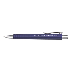 Faber-Castell Kugelschreiber Poly Ball - Mine M, dokumentenecht, blau