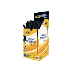 BiC® Kugelschreiber Cristal® fine, 0,35mm, schwarz